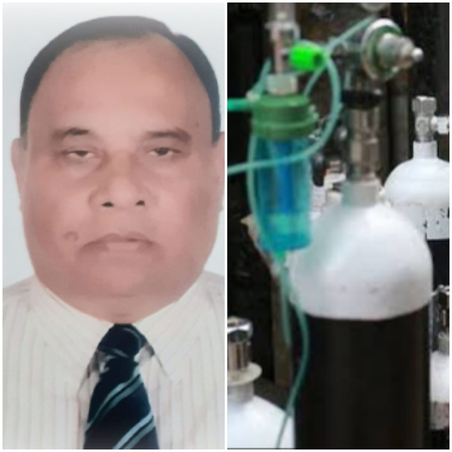 জাফরাবাদ এমদাদীয়া মাদরাসায় শিল্পপতি শেখ হারুনের ১০ টি অক্সিজেন সিলিন্ডার প্রদান