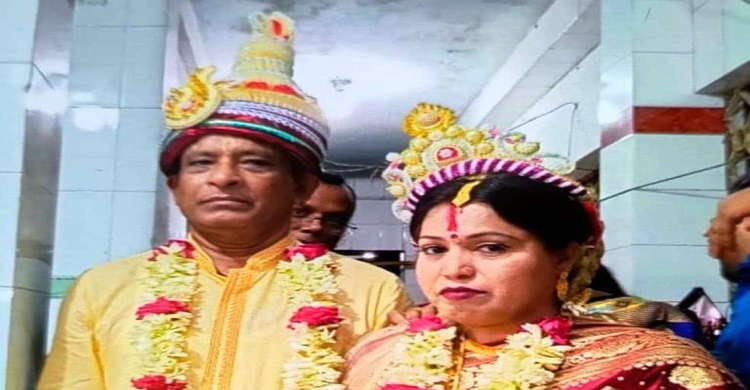 ৬৮ বছর বয়সে নাতি-নাতনি নিয়ে বিয়ের পিড়িতে দাদা তাপু