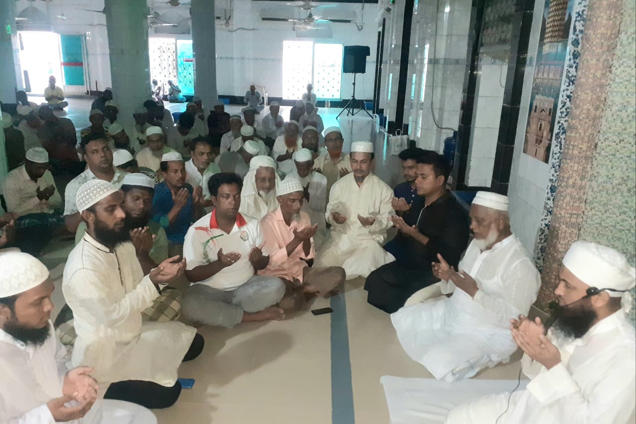 পুরাণবাজারে ইকরাম চৌধুরীর মৃত্যুবার্ষিকীতে দোয়া