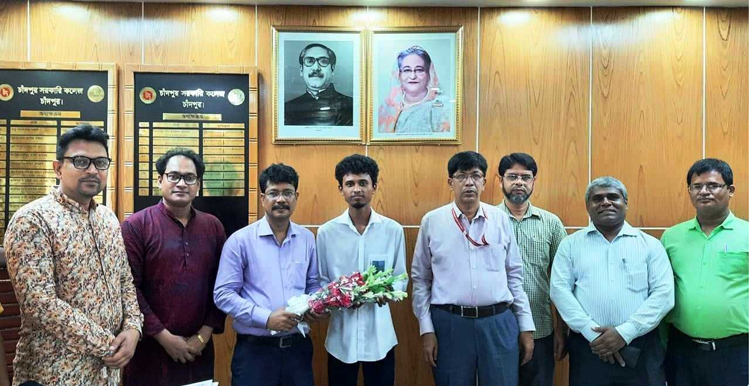 চাঁদপুর সরকারি কলেজের সিফাতের ব্রোঞ্জ পদক অর্জন