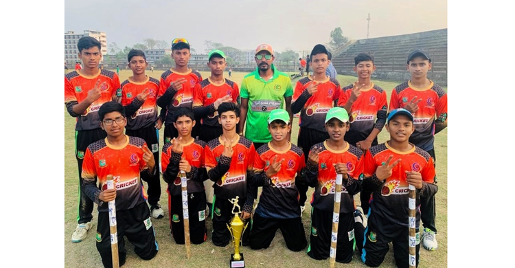 বেগমগঞ্জ একাডেমির সাথে তিন ম্যাচ সিরিজে জয়ী ক্লেমন ক্রিকেট একাডেমী চাঁদপুর