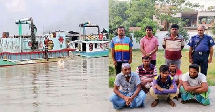 অবৈধভাবে বালু উত্তোলনে ২ জনের জেল ৩ জনের দেড় লাখ টাকা জরিমানা