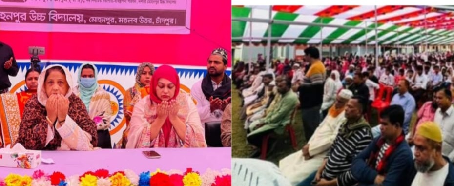 মোহনপুর উচ্চ বিদ্যালয়ের নবনির্বাচিত সভাপতি সুর্বণা চৌধুরী বীণা