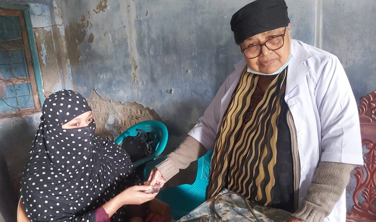 ডাঃ বদরুন নাহার চৌধুরীর বিনামূল্যে চিকিৎসাসেবা
