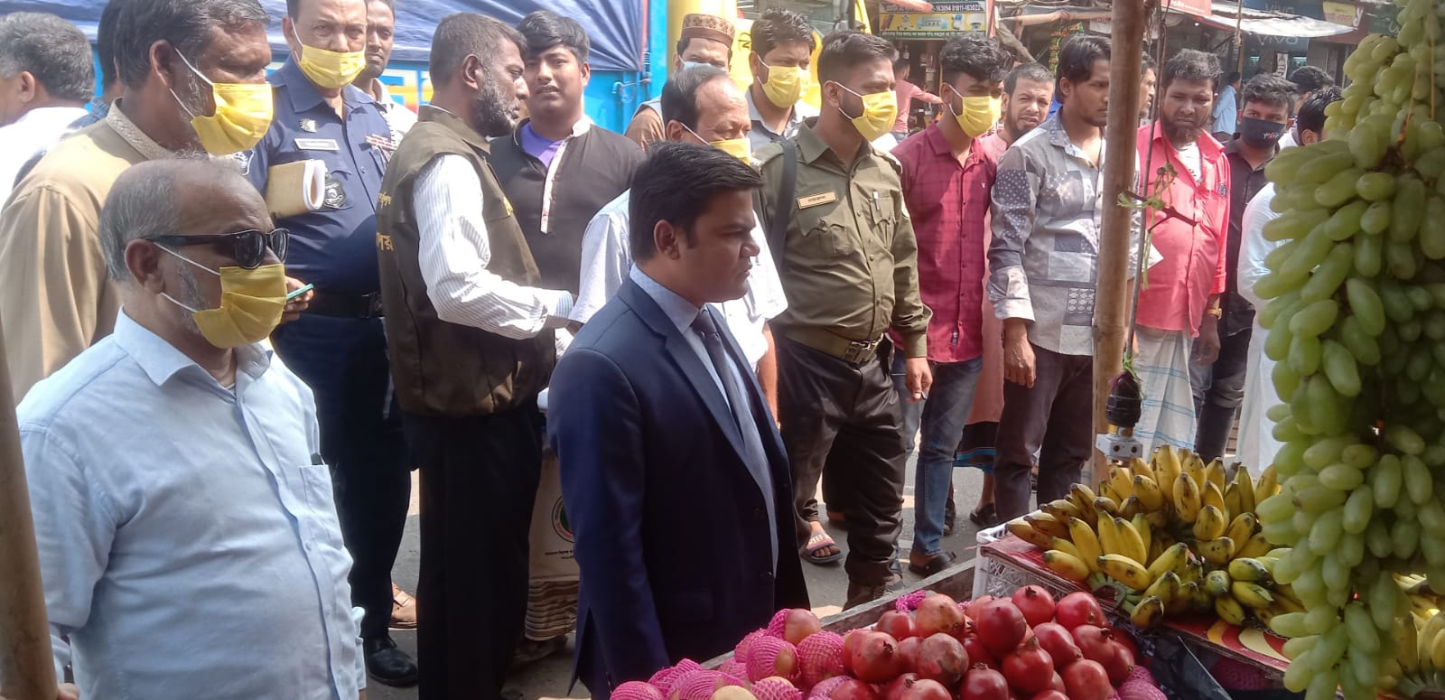 কচুয়ায় রহিমানগর বাজারে ভ্রাম্যমান আদালত পরিচালনা,৭ হাজার টাকা জরিমানা আদায়