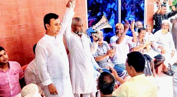 ফরিদগঞ্জে মনিরের জন্য ভোট চেয়েছেন জাহিদুল ইসলাম রোমান