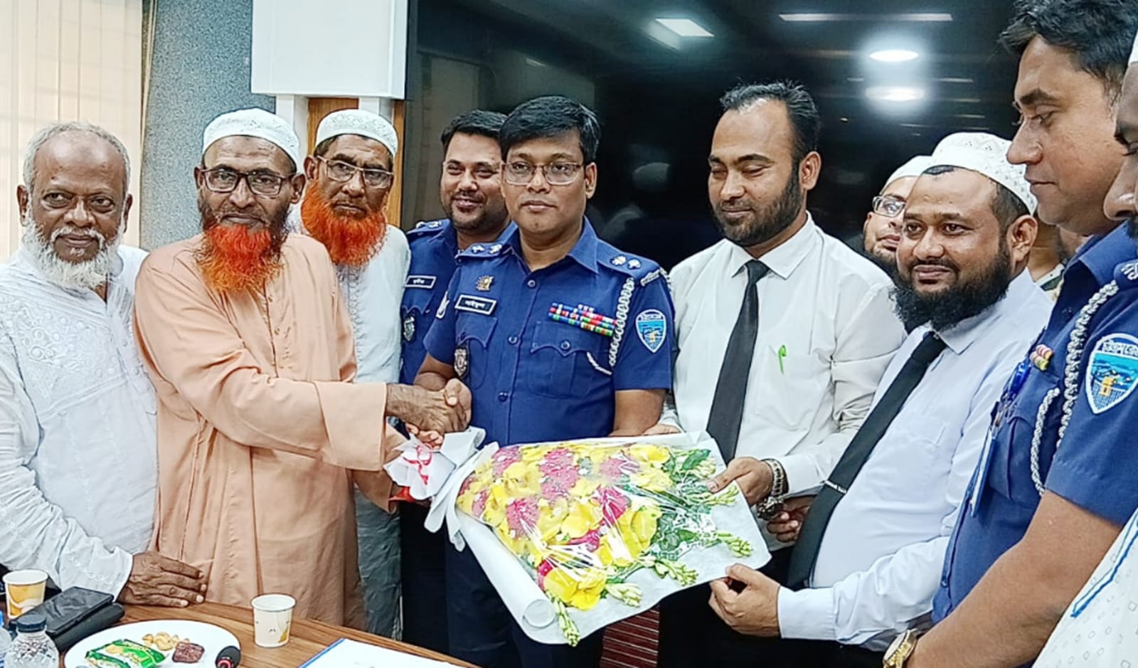 চাঁদপুর জেলা পুলিশের সাথে জামায়াত নেতৃবৃন্দের মতবিনিময়