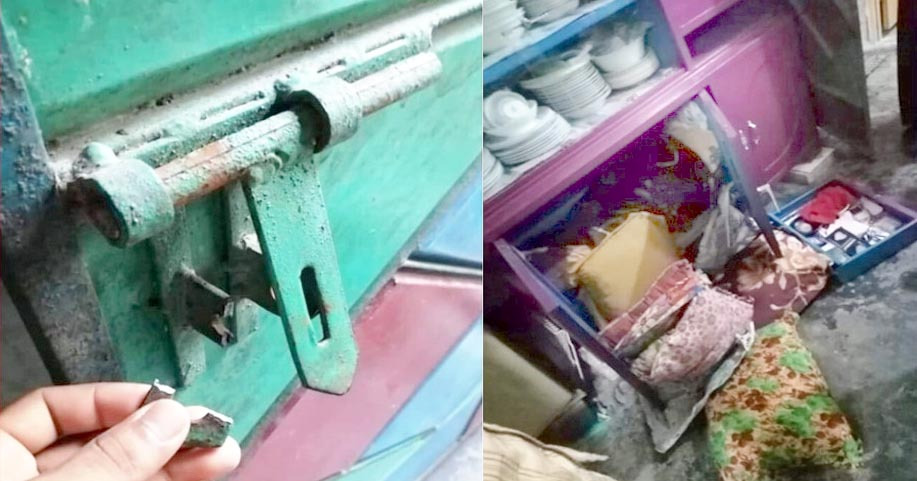 কচুয়ার গোহটে বসতঘরে ভাংচুর ও স্বর্ণালঙ্কার চুরি