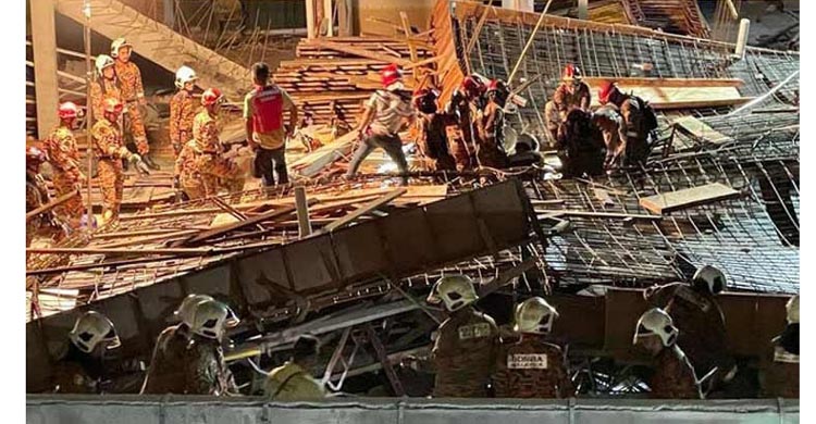মালয়েশিয়ায় ভবন ধসে প্রাণ গেলো বাংলাদেশি শ্রমিকের