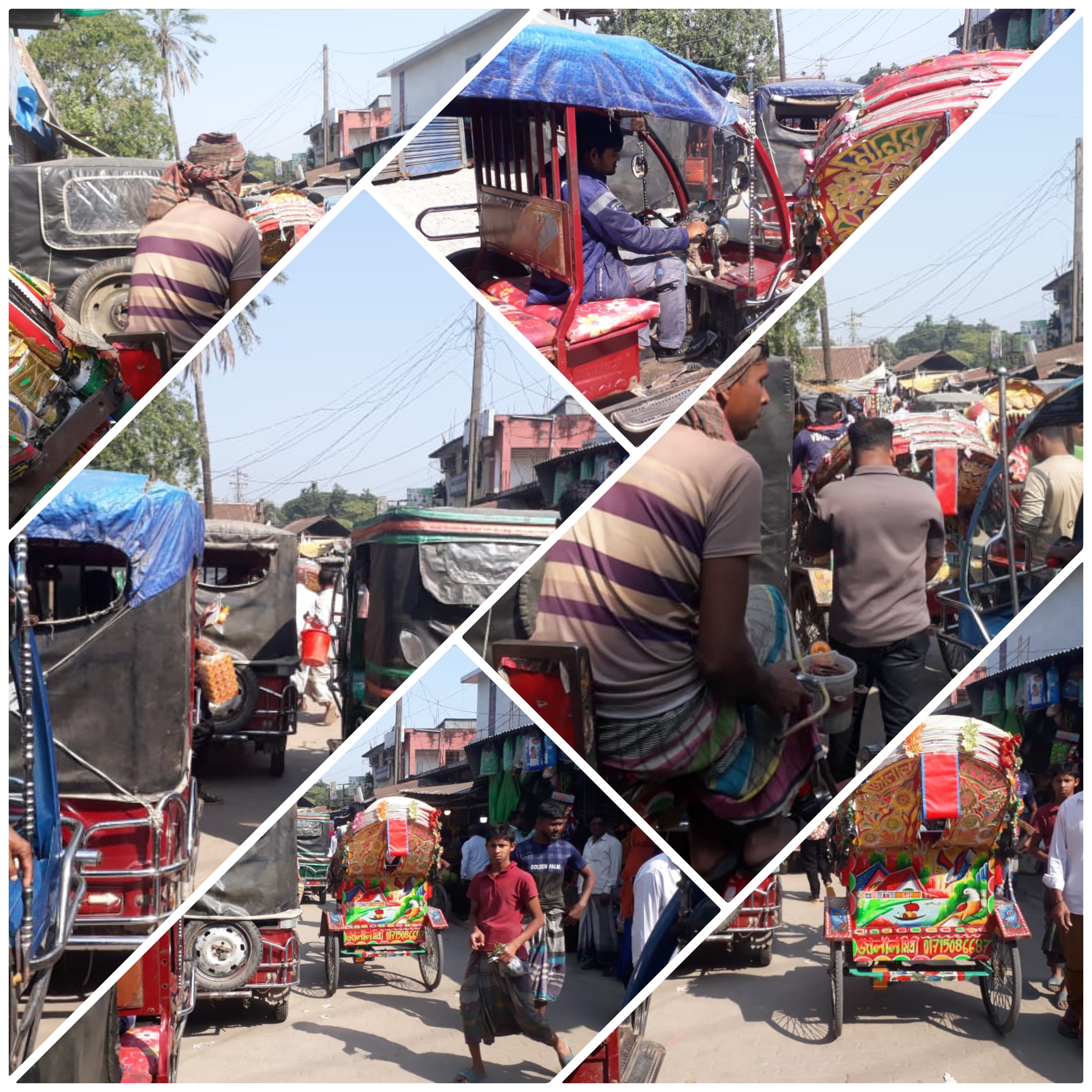 তীব্র যানজট বিপাকে স্কুল গামী ছাত্র-ছাত্রী ও জনসাধারণ