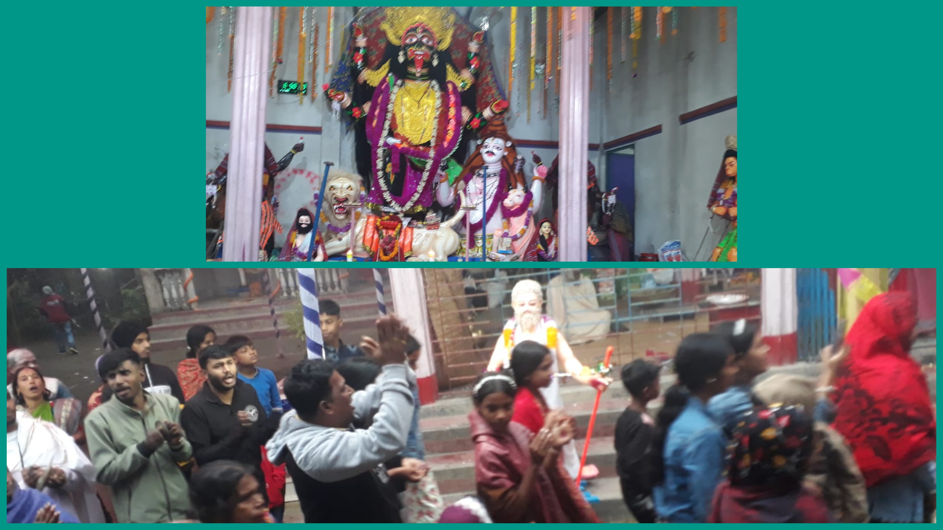 শ্রীনগরে মধ্য বাঘরায় উৎসবমুখর পরিবেশে অনুষ্ঠিত হচ্ছে সনাতন ধর্মাম্বালি মনি সম্প্রদায়ের কালী পূজা