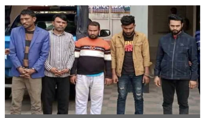 নারায়ণগঞ্জে আন্তঃজেলা গাড়ি চোর চক্রের ৫ সদস্য গ্রেপ্তার