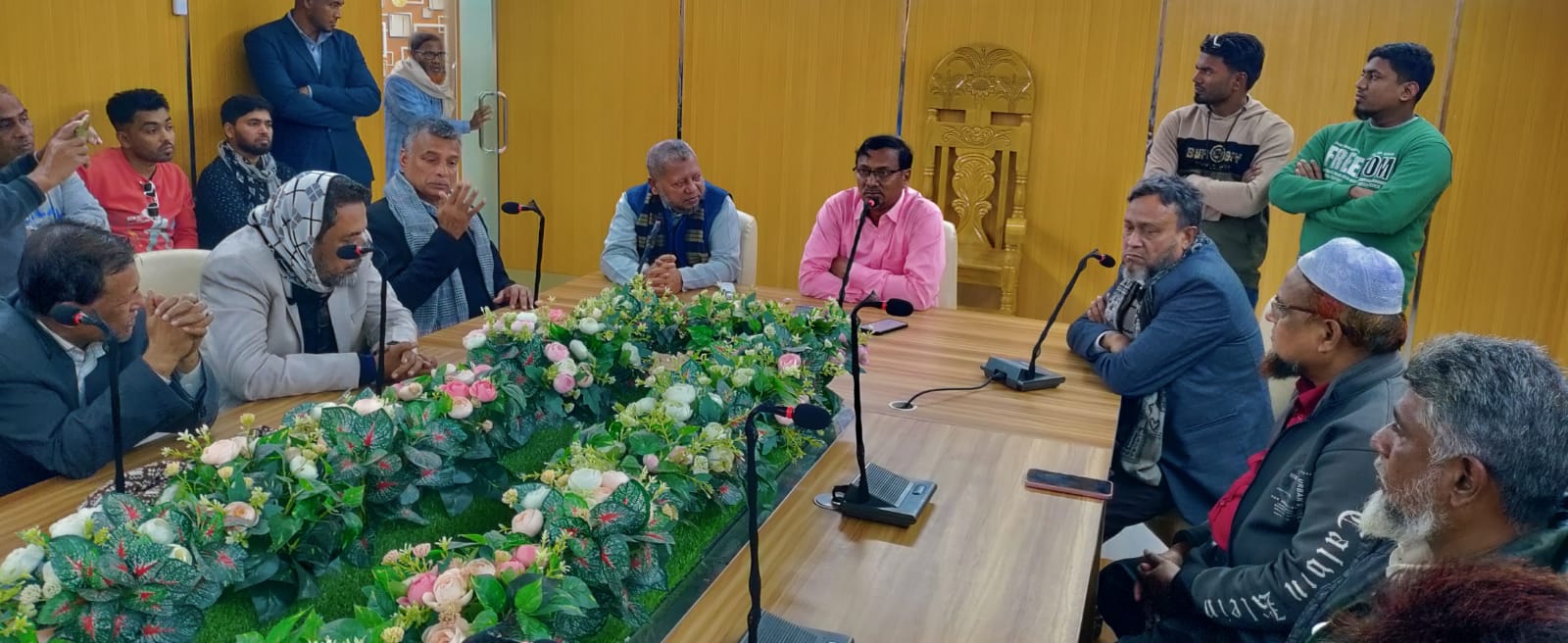 হাটিলা পূর্ব ইউনিয়ন বিএনপির সাথে ইঞ্জি. মমিনুল হকের মতবিনিময়