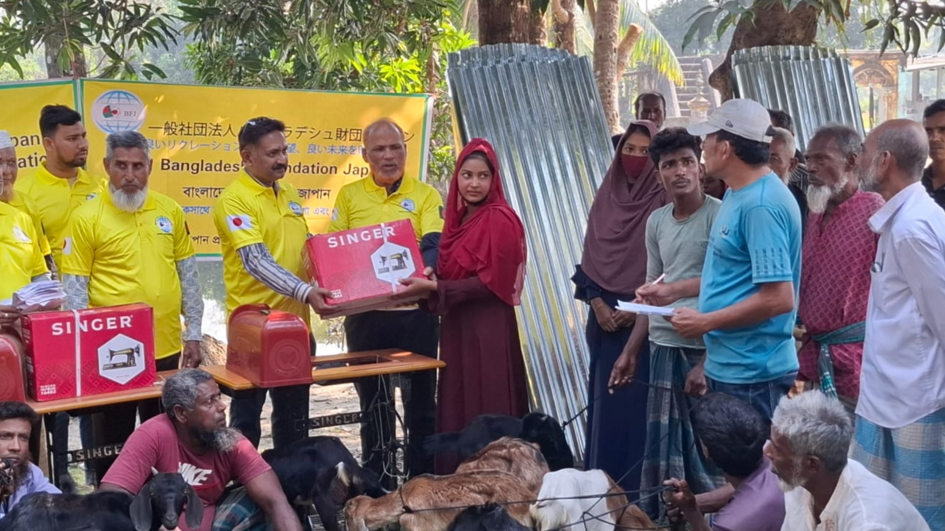 বাংলাদেশ ফাউন্ডেশন জাপানের সহায়তা পেলো ৩৪ পরিবার
