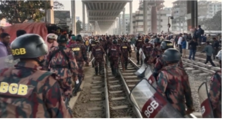 ৪ প্লাটুন বিজিবি মোতায়েন