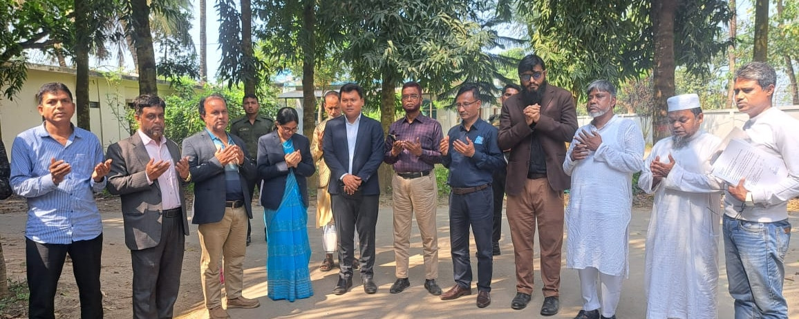 মতলব উত্তর উপজেলা পরিষদ কেন্দ্রীয় জামে মসজিদের উন্নয়ন কাজ উদ্বোধন