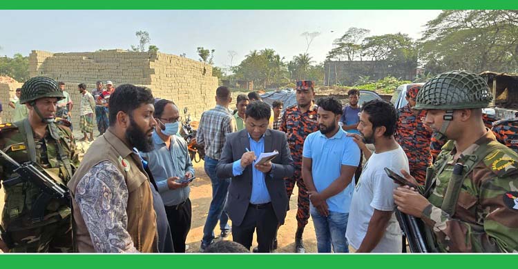 ফরিদগঞ্জে দুটি ইটভাটাকে ৯ লাখ টাকা অর্থদণ্ড