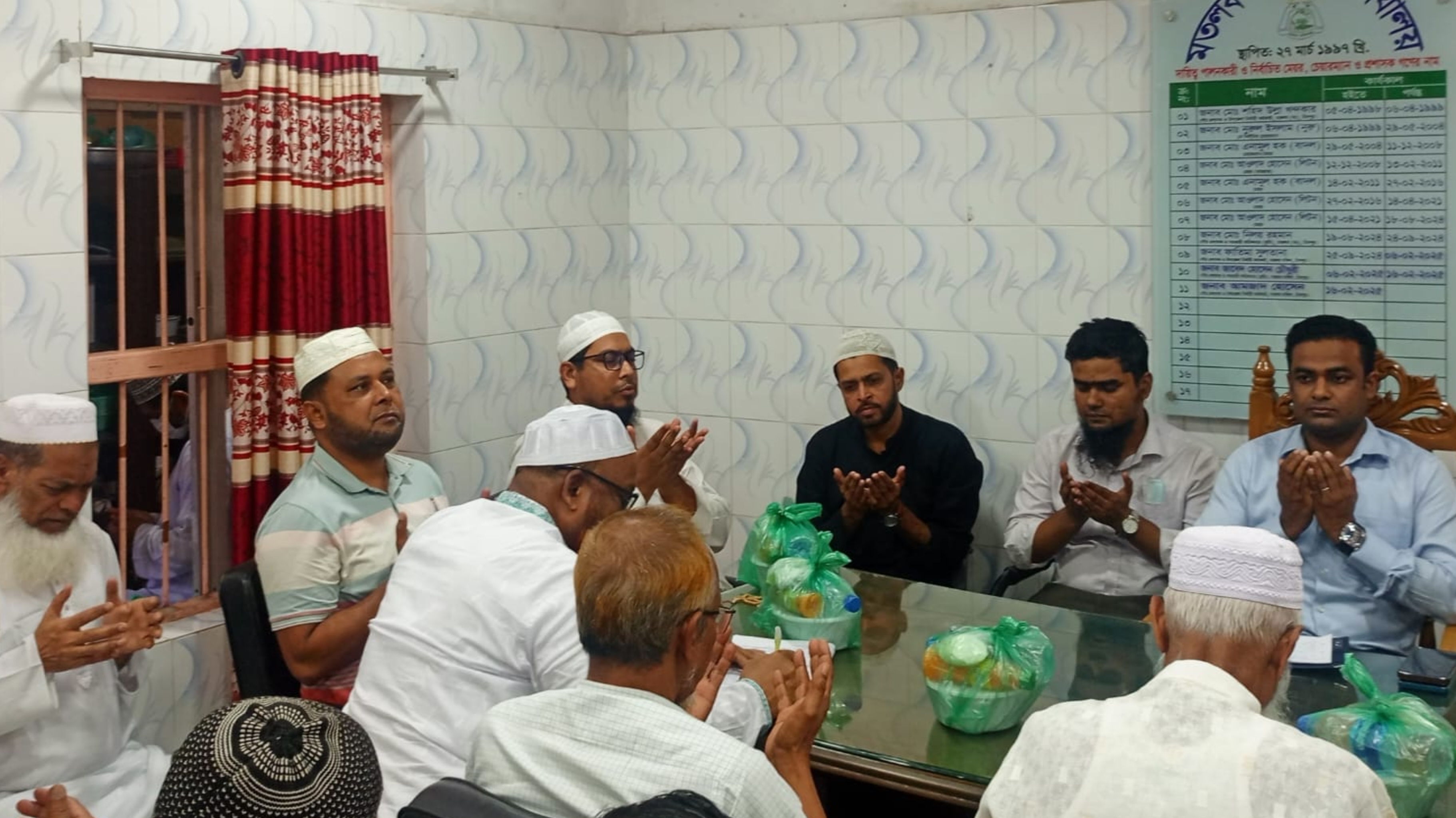 মতলবে ২৪ মসজিদের ইমাম মোয়াজ্জিন ও মসজিদ কমিটির সদস্যদের নিয়ে পৌর প্রশাসকের সভা