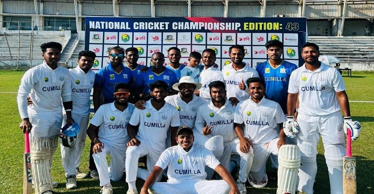 ২২ বছর পর জাতীয় ক্রিকেট চ্যাম্পিয়নশীপের ফাইনালে কুমিল্লা