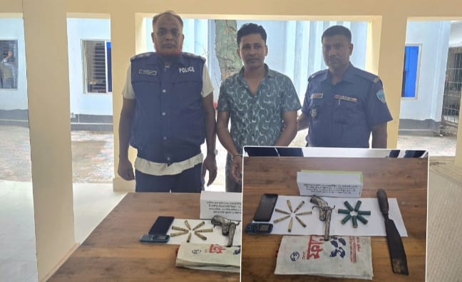 যুবদল সভাপতি আগ্নেয়াস্ত্র-গুলিসহ গ্রেপ্তার