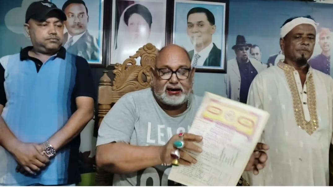 মতলব দক্ষিণে বিএনপি নেতাকে মিথ্যা মামলা দিয়ে হয়রানির অভিযোগে সংবাদ সম্মেলন