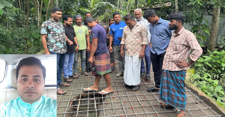 লক্ষ্মীপুরে নিজ উদ্যোগে সড়ক ও ব্রিজ সংস্কার করলেন ছাত্র নেতা