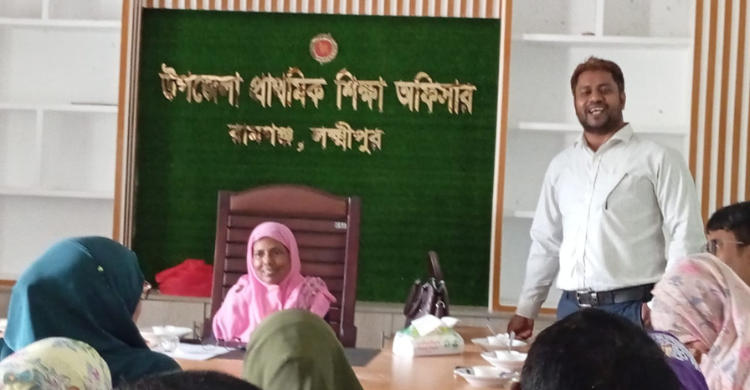 রামগঞ্জে উপজেলা প্রাথমিক শিক্ষা অফিসার ও সহকারী শিক্ষা অফিসারদের সাথে নবনির্বাচিত শিক্ষক সমিতির পরিচিতি সভা