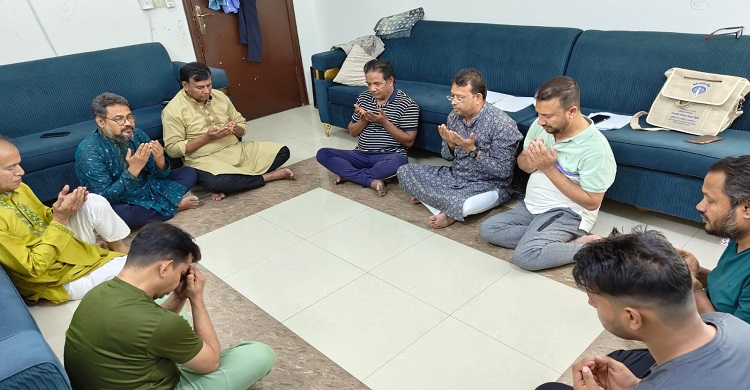 মাইলস্টোন ট্র্যাজেডি : হতাহত শিক্ষক-শিক্ষার্থীদের জন্যে রিয়াদ বাংলাদেশ থিয়েটারের দোয়া