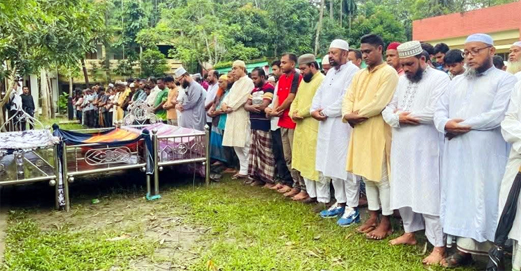 চোখের জলে ৭ জনের শেষ বিদায়