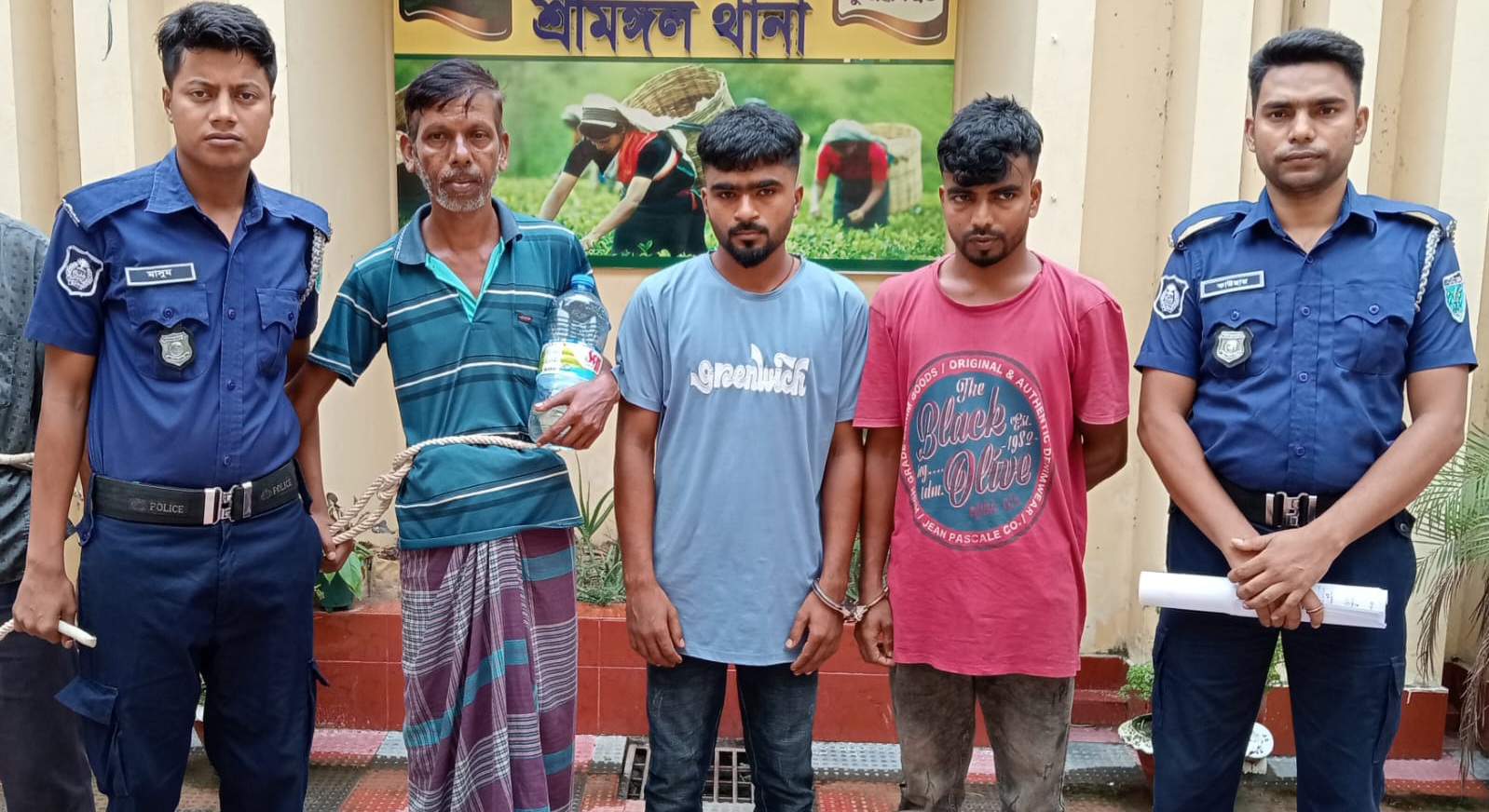 শ্রীমঙ্গলে সাজা ও ওয়ারেন্টের ৩ আসামি গ্রেপ্তার