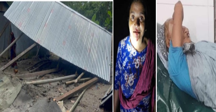 মতলব উত্তরে মহিলা লীগ নেত্রী কর্তৃক শাশুড়ি ও ননসকে ব্যাপক মারধর, বসতঘর ভাংচুর