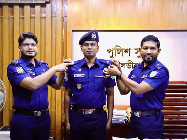 অতিরিক্ত পুলিশ সুপার হিসেবে পদোন্নতি পেলেন শ্রীমঙ্গল সার্কেলের আনিসুর রহমান