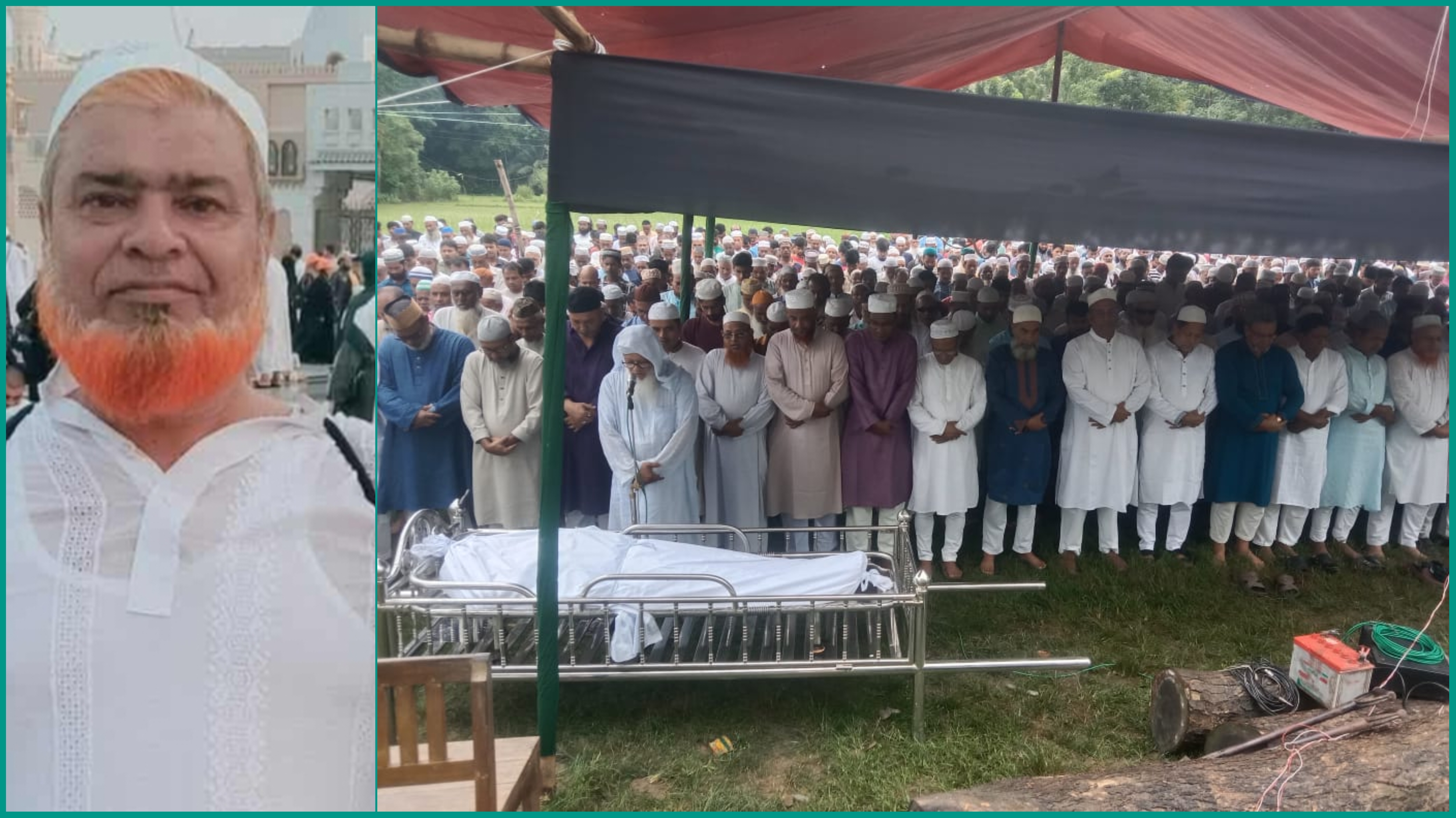 বাগাদী ইউনিয়ন বিএনপির সভাপতি মিজানুর রহমান মিজির দাফন সম্পন্ন