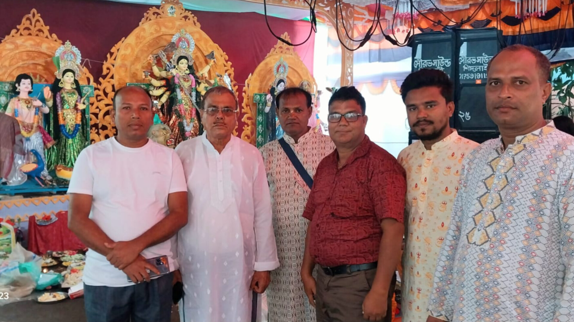 কুমিল্লা আদর্শ সদর উপজেলাধীন বিভিন্ন পূজামণ্ডপ পরিদর্শন করেন পূজা উদযাপন পরিষদের নেতৃবৃন্দ