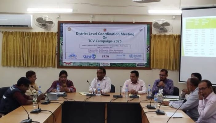 মৌলভীবাজারে টাইফয়েড টিকাদান বিষয়ক সভা