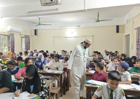 মৌলভীবাজারে বিআইএস-এর উদ্যোগে জেলার সর্ববৃহৎ মেধা যাচাই পরীক্ষা