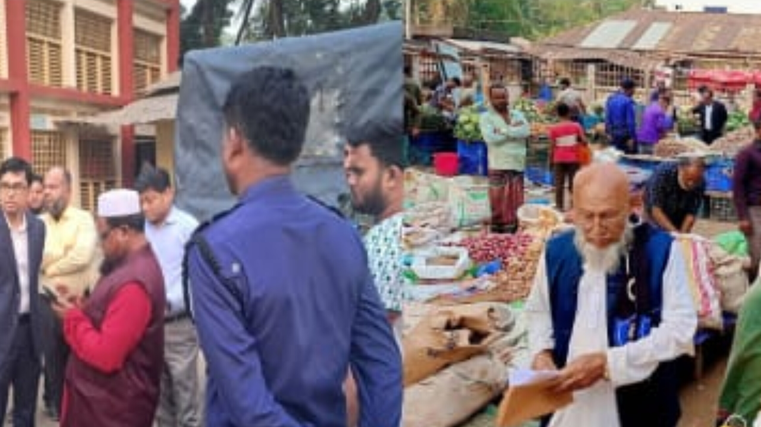 চির্কাচাঁদপুর সপ্রাবি মাঠে অবৈধভাবে চলমান হাট উচ্ছেদ করলো প্রশাসন