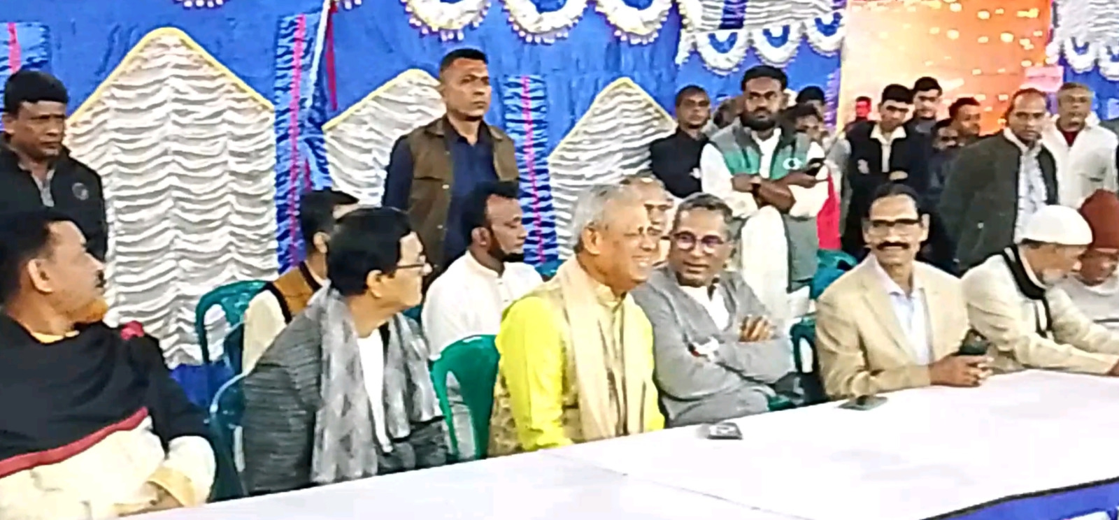 হাইমচরের কমলাপুরে ২৪ প্রহর নামযজ্ঞ ও মহোৎসব অনুষ্ঠানে শেখ ফরিদ আহমেদ মানিক