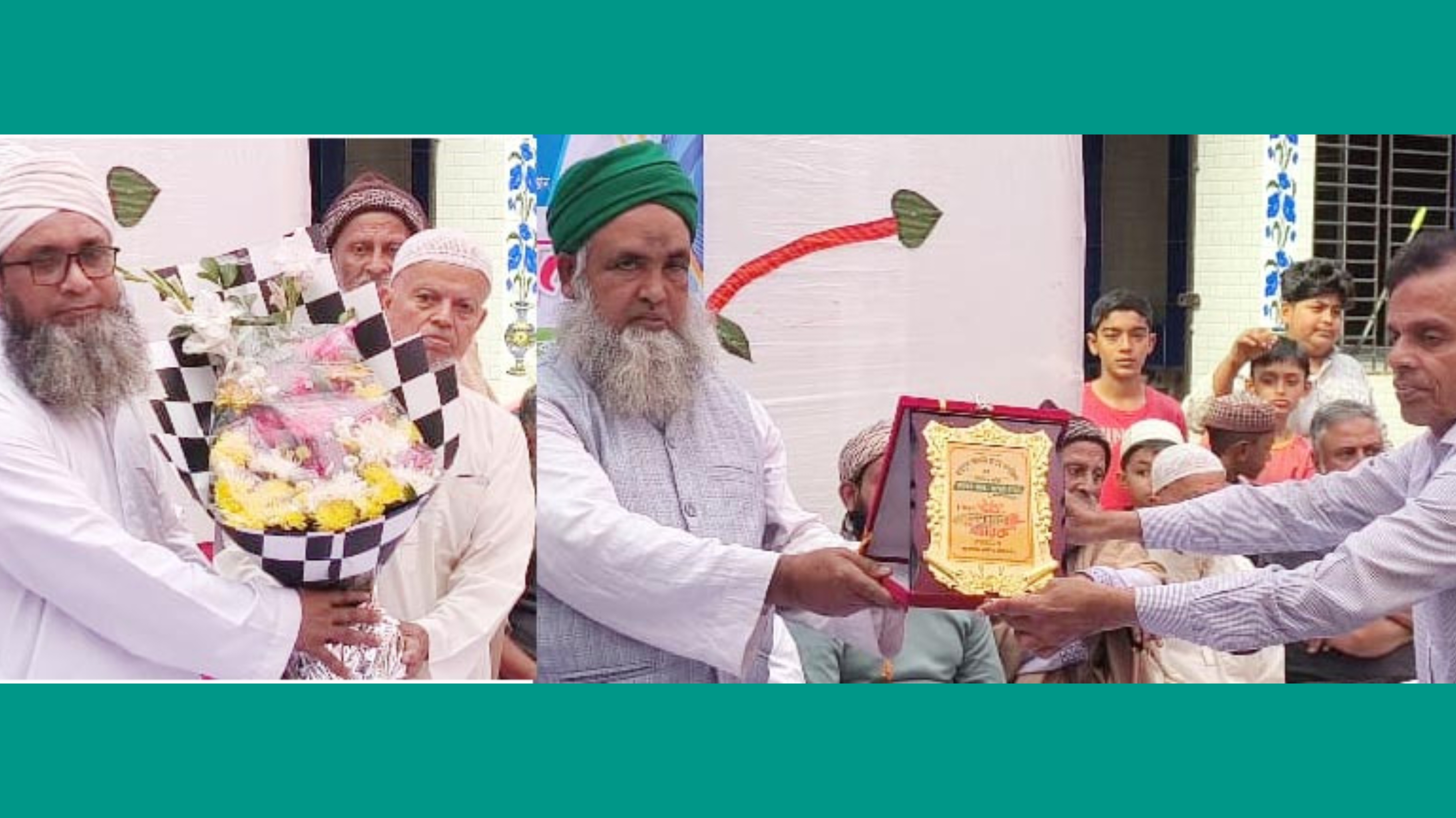 ফরিদগঞ্জে দু ইমামকে রাজকীয় বিদায় দিলো এলাকাবাসী