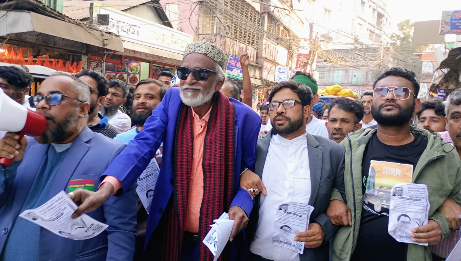 ধানের শীষের পক্ষে অ্যাড. ইকবাল-বিন-বাশার ও ইব্রাহিম জুয়েলের নির্বাচনী প্রচারণা