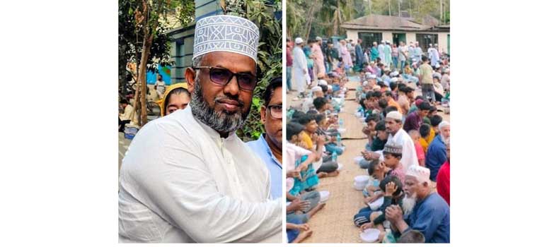 হাইমচরে মাওলানা নূরুজ্জামানের মৃত্যুবার্ষিকীতে দোয়া ও ইফতার