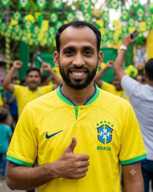 আমার ভালবাসার চাদরে জড়িয়ে আছে শুধু ব্রাজিল