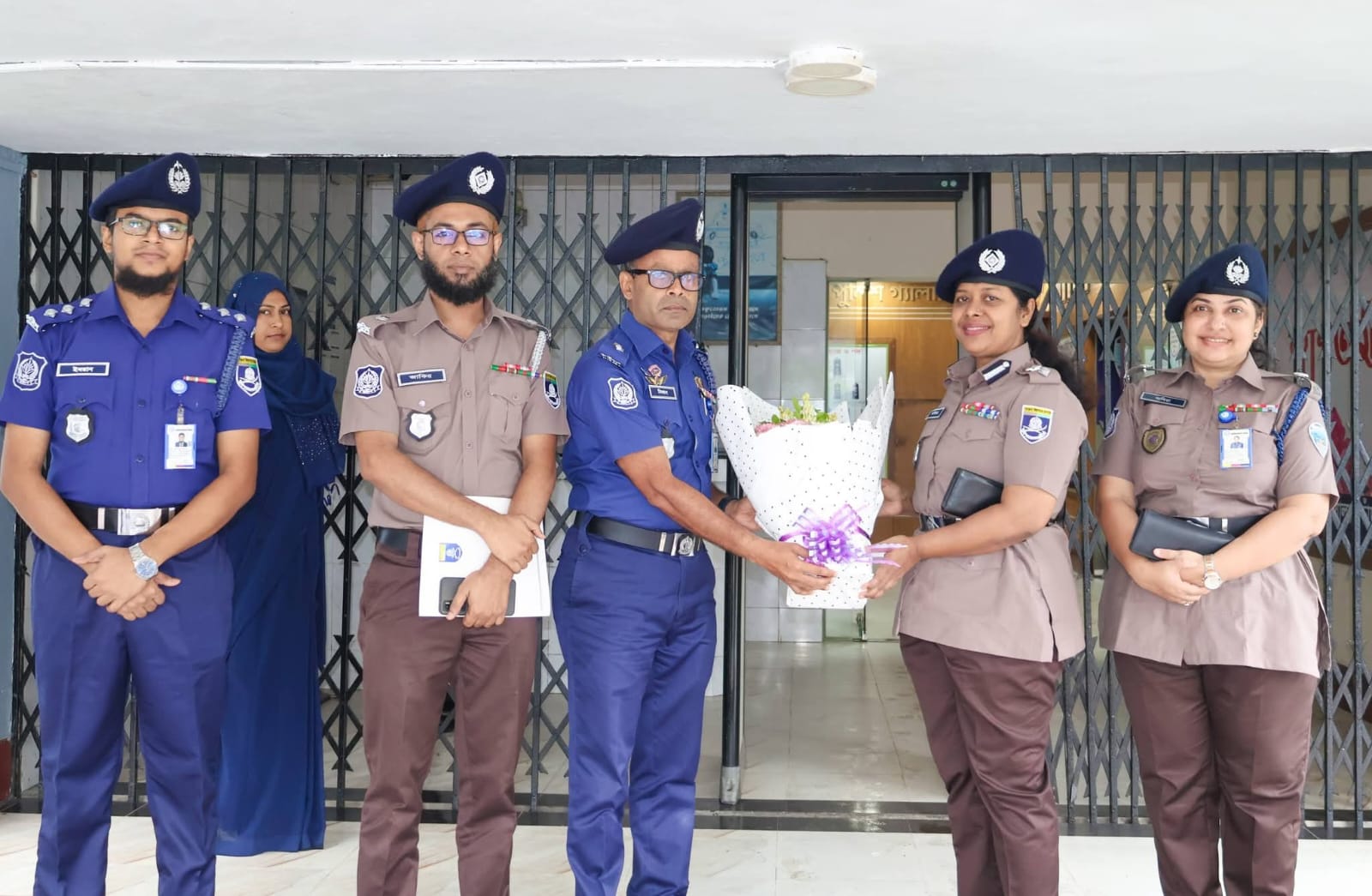 পুলিশ সুপারের কার্যালয় বার্ষিক পরিদর্শনে অতিরিক্ত ডিআইজি খন্দকার শামিমা ইয়াসমিন