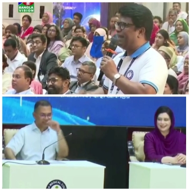জুবাইদাকে দেখিয়ে তারেক রহমান বললেন, ‘আমার মাথার মধ্যে শুধু উনি আছেন!’!