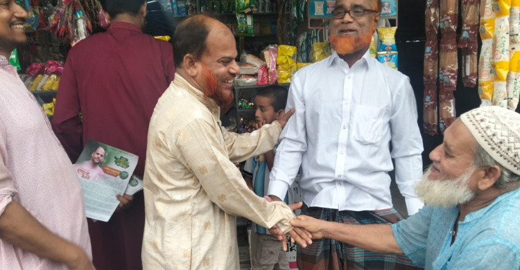 মেয়র প্রার্থী জাকির মজুমদারের জলাবদ্ধতা দূর ও ড্রেনেজ ব্যবস্থা উন্নয়নের আশ্বাস