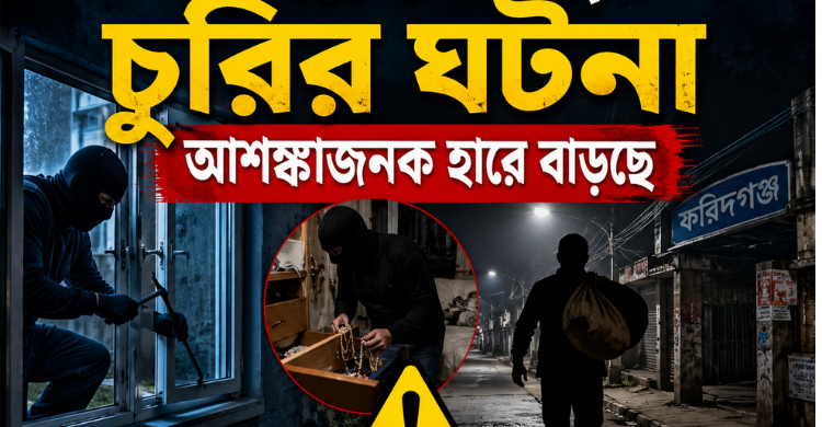 ফরিদগঞ্জে চুরির ঘটনা আশঙ্কাজনক হারে বাড়ছে