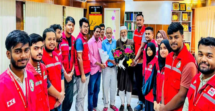 চাঁদপুর রেড ক্রিসেন্ট ইউনিটের নবগঠিত অ্যাডহক কমিটির কর্মকর্তাদের যুব রেড ক্রিসেন্টের অভিনন্দন