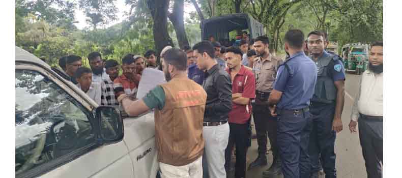 সওজ-এর উচ্ছেদ অভিযানে বাধা দেওয়ায় যুবকের ৩ দিনের কারাদণ্ড