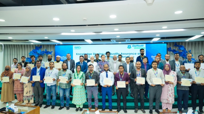 ডিআইইউতে উচ্চশিক্ষায় গুণগত মান ও অ্যাক্রেডিটেশন বিষয়ক কর্মশালা