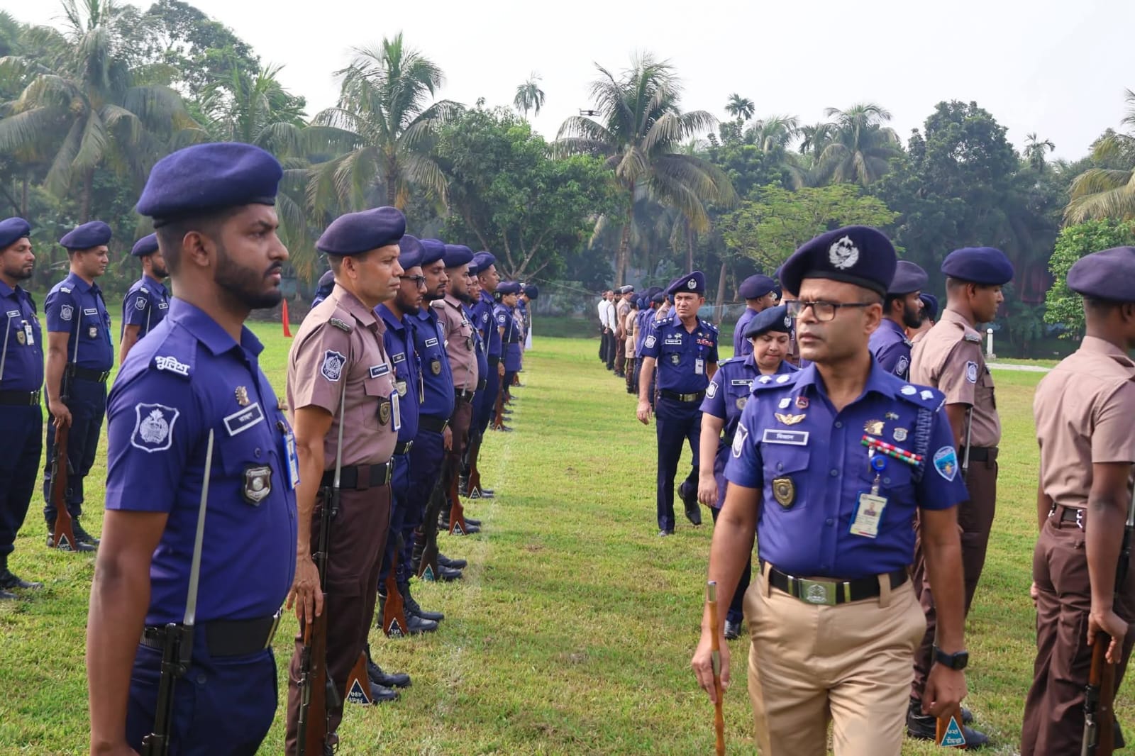 জেলা পুলিশের মাস্টার প্যারেড
